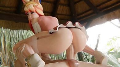 Подборка сцен из порно мультфильмов с насаживанием милых тинок на толстые хуи